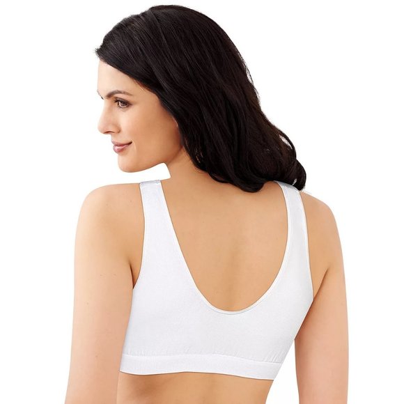 Bali Comfort Revolution Bras 2-pk. Seamless Microfiber Crop Top Set size-S NEW - Picture 3 of 10